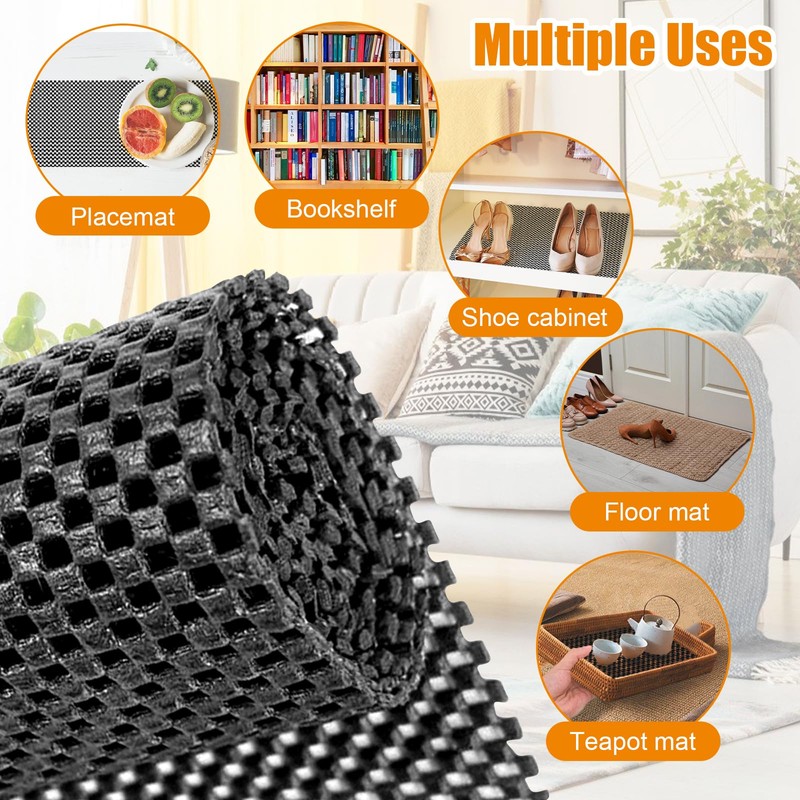 Non-Slip Mat, 100 x 150 cm, Non-Slip Mat for Carpet,