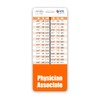 Physician Associate Badge Buddy Vertical w/Height & Weight Conversion Charts