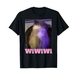 Funny wiwiwi cat meme viral gen z trend brainrot T-Shirt