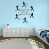 Baseball Player Wall Decal - "Swing for The Fences and