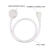 1 x White Shower Hose (Shower Head + Water Hose),