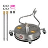 13.7 Inch Pressure Washer Surface Cleaner w/ 4 Wheels Stainless