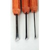 Dockyard Micro Tools Skew Set (3 Pieces) For Wood Carving