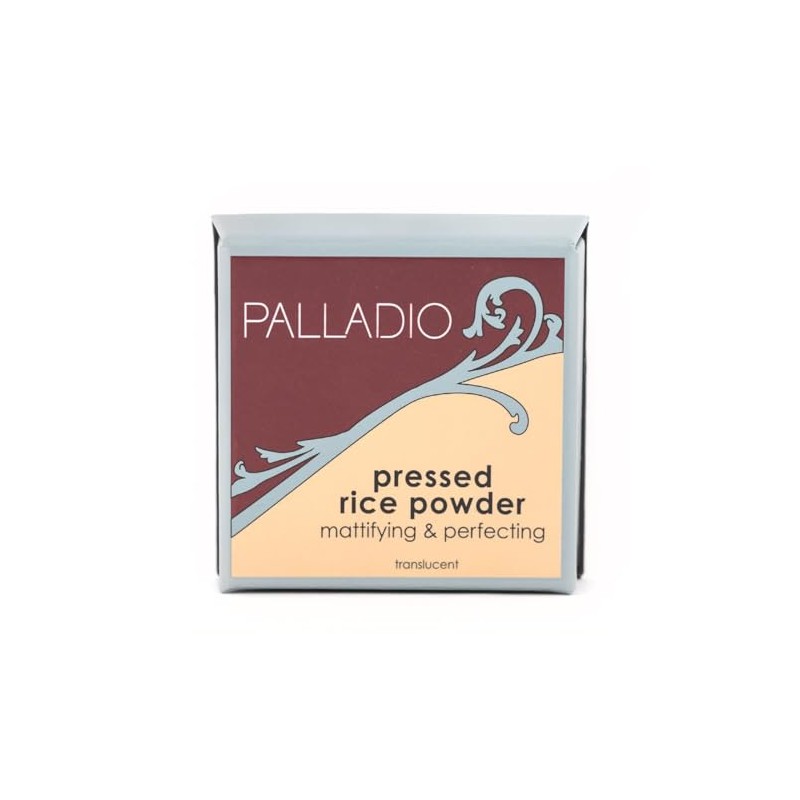 Palladio Polvo de Arroz Prensado con Espejo Maquillaje Matificante que
