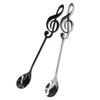 304 Stainless Steel Spoon Innovative Musical Notes Stirring Spoon for