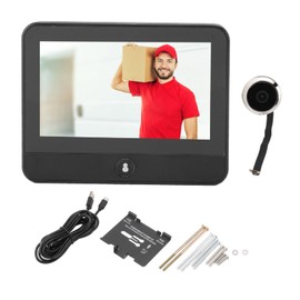 Door Eye Hole Camera with 4.3inch Display HD 1080P Night Vision Motion Detection Electronic Peephole Doorbell Door Viewer Camera for Tuya