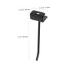 VILLFUL Pcs Slat Wall Hangers Retail Store Display Hooks Metal