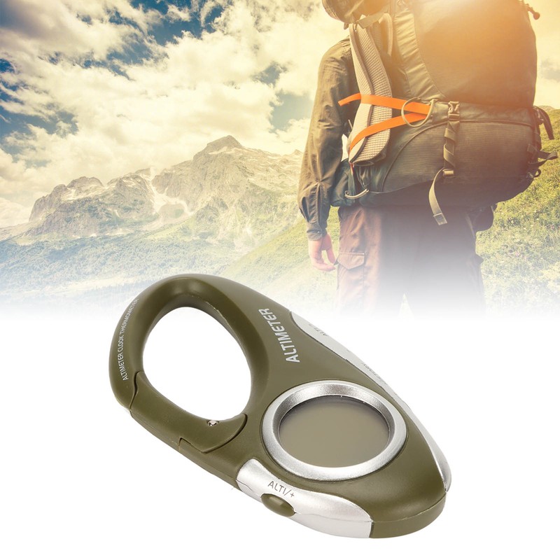 Multifunctional Digital Altimeter Backlight LCD Screen Electronic Barometer with Weather