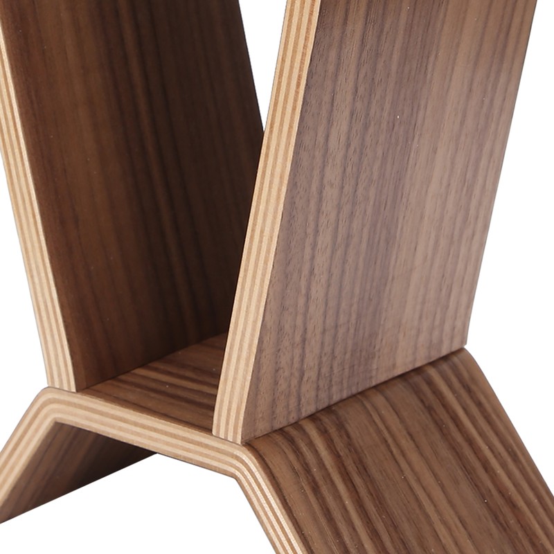 Headphone Holder Bluetooth Headset Integrated Curved Display Stand Storage AccessoryWood