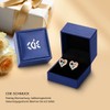 CDE Earrings for Women 925 Sterling Silver Forever Love Heart