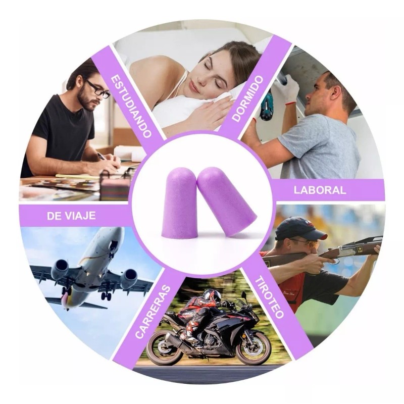 Monstyle Tapones De Oídos De Silicona Para Reducción De Ruido