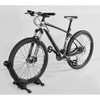 Foldable Floor Bike Stand Portable Bicycle Storage Holder Mountain Bikes