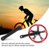 Meijun Bike Crankset 170mm Bicycle Chainwheel Chain Ring Set 45T