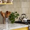 Ntrniva Beige Stone Effect Finger Tile Stickers, 3D Gel 20