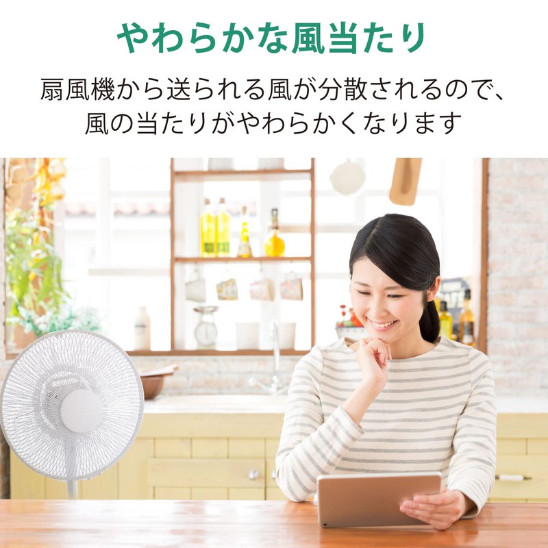 Ohm Electric Fan Cover, Blade Diameter 11.8 - 13.8 inches