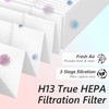 2 Packs APH3000 Replacement Filters Compatible with KNKA APH3000 Air