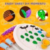 Halloween Chocolate Molds, KKDINDAN 3D Skull Silicone Gummy Molds, 96