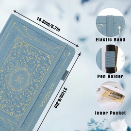 TIEFOSSI Bullet Dotted Notebook, 160gsm Thick Paper, Hardcover Dot Grid Journals for Women Men, 192 pages, for Travel, School and Office Use