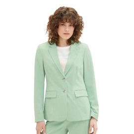 TOM TAILOR Women's Basic Blazer, 31034 - Okra Green