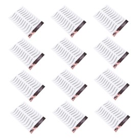 Baluue Waterproof Eyebrow 12 Sheets Temporary Brow Stickers for Natural Full Eyebrows Easy to Reuse