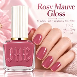 Dusty Rose Nail Polish, No UV Lamp, Air Dry, Long-Lasting Gloss