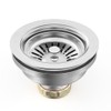BOTEMY B9173 Kitchen Sink Drain Assembly 3-1/2 inch with Removable