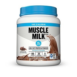 Muscle Milk ZERO, 100 Calorie Protein Powder, Chocolate, 15g Protein, 1.65 Pound, 25 Servings