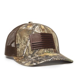 Outdoor Cap American Flag Camo Cap Realtree Edge