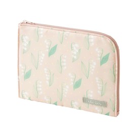 [Inujirushi Honpo] Mama Designer Thought About Mother/Child Notebook Case & Card Holder 2-Piece Set, beige