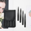 4-Piece Precision Tweezer Set for Eyebrows, Eyelashes, Ingrown Hairs, Fine & Gray Hairs (4-Piece Set) 10ea