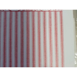 Unbranded  Dollhouse Wallpaper Striped With Border 1:12