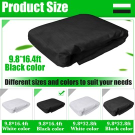 9.8 x 16.4ft Thicker Garden Mesh Netting,Ultra Fine Plant Row Covers,PPT Nano Mosquito Netting Screen Bird Barrier Net for Outdoor Vegetable Plants Fruits Flowers,Patios Balconies,33% Shading Rate