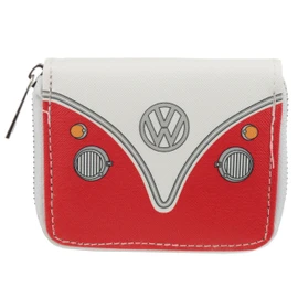 Puckator PUR96 Volkswagen VW T1 Camper Bus Van Wallet Purse, Red, Small