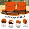 Aliphon Stadium Seat for Bleachers with Back Support and Cushion,