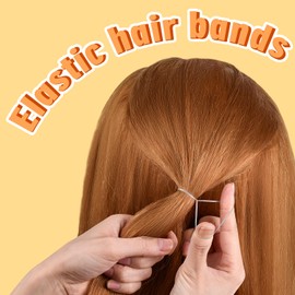 Hair Tail Tools, IKOCO 1500pcs Colorful Elastic Hair Rubber Bands with Topsy Tail Hair Tool Rat Tail Comb and Hair Clips for Women Hair Styling