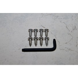 Unbranded Anti-Theft Security Screws for DODGE CHALLENGER FRONT & REAR License Plate