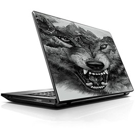 15 15.6 inch Laptop Notebook Skin Vinyl Sticker Cover Decal Fits 13.3" 14" 15.6" 16" HP Lenovo Apple Mac Dell Compaq Asus Acer/Angry Wolf Growling Mountains