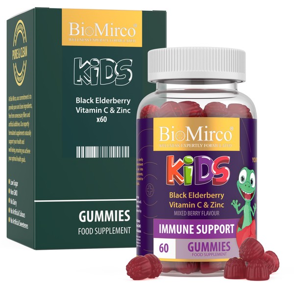 Bio Mirco Kids Triple Immunity Complex, Immune Boosting Gummies for