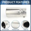 INFINAUTO Exhaust Tip Rear 1.5" - 3.1" Inlet 3.5" Outlet