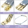 sourcing map Metal Internal Flex Frames, 2 Pcs 11.81" x