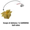 Gardena Ball Valve: Outlet Valve for Indoor and Outdoor Use,