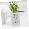 Kisangel Ceramic Orchid Pots with Drainage Holes for Flower Planter