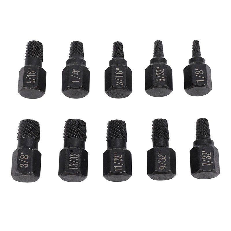 Juego de Extractores de Tornillos de 10 Piezas, Herramientas de