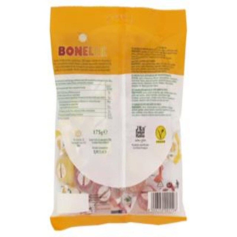 Bonelle Gluten Free Jelly Candies Assorted Fruity 175g 6.17oz, Pack