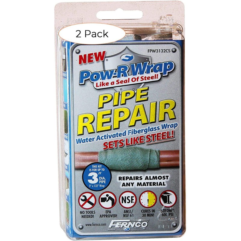 FERNCO FPW3132CS Pipe Repair Kit (Two Pack)
