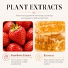 Strawberry & Honey Lip Mask Set with Applicator Brush, Vitamin
