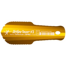 TheTentLab DirtSaw® Deuce #2 - .6 oz Ultralight Backpacking Trowel, Color: Gold