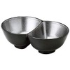255 Twin Bowl 42012700 Black Inner Ginashi
