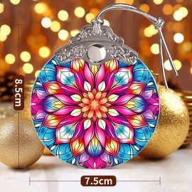 Lotus Flower Christmas Ornament - Jocidea Lotus Flower Ornament - Lotus Flower Hanging Decor - Lotus Flower Suncatcher - Christmas Lotus Flower Gifts - Gifts for Lotus Flower Lovers