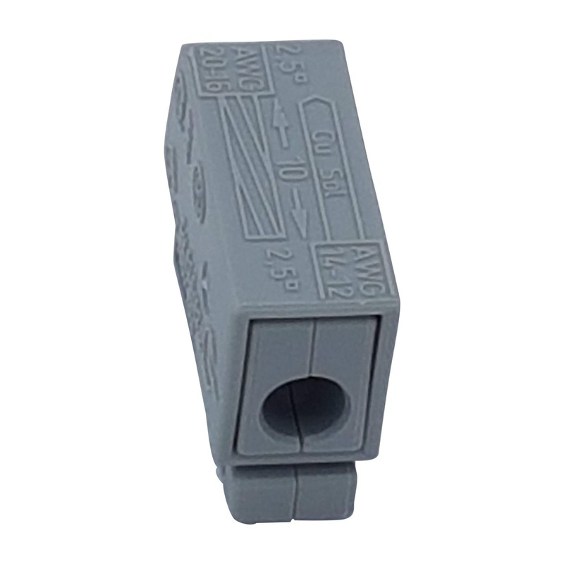 WAGO 224-101 LIGHTING CONNECTOR, 2 CON, 14-12 AWG (100 pieces)